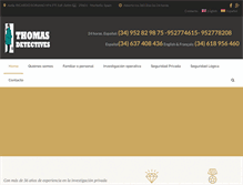 Tablet Screenshot of detectivesthomas.net